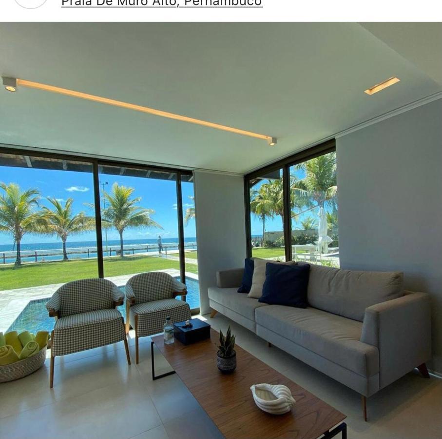 Muro Alto Bangalo Pe Na Areia Pôrto das Galinhas Exterior foto
